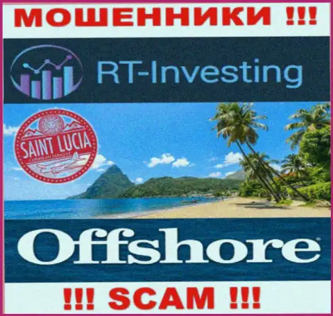RT-Investing Com свободно сливают, ведь зарегистрированы на территории - Сент-Люсия