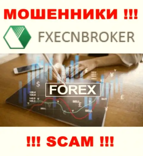 Forex - конкретно в этом направлении оказывают свои услуги интернет мошенники FX ECN Broker
