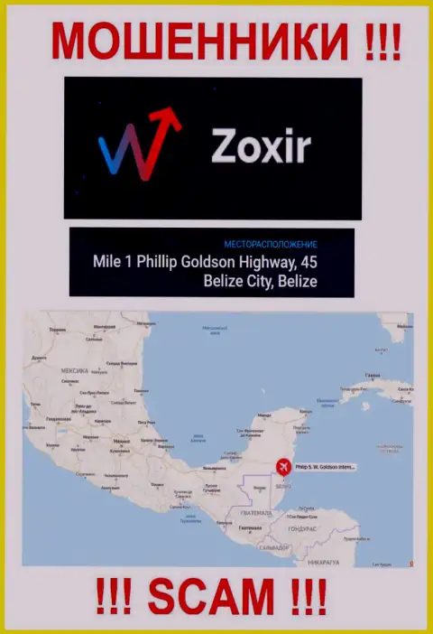 Постарайтесь держаться подальше от оффшорных интернет мошенников Зохир Ком ! Их юридический адрес регистрации - Mile 1 Phillip Goldson Highway, 45 Belize City, Belize