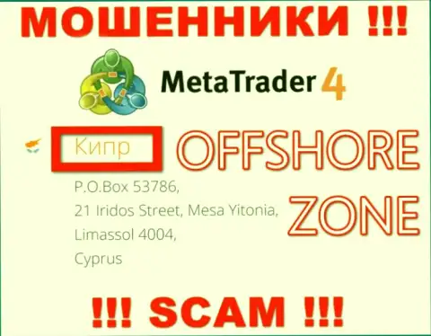 Контора МетаКвотс Лтд зарегистрирована довольно-таки далеко от клиентов на территории Cyprus