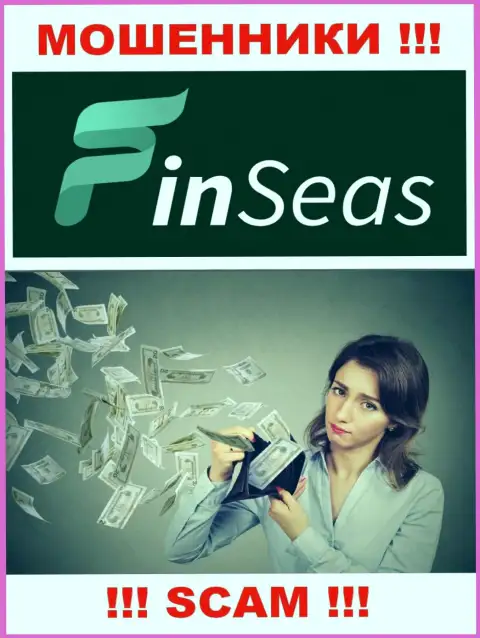 Абсолютно вся работа Finseas World Ltd ведет к грабежу клиентов, потому что это internet разводилы