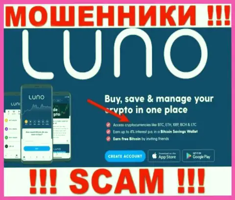 С организацией Luno Com сотрудничать довольно опасно, их вид деятельности Крипто-обменник - это капкан