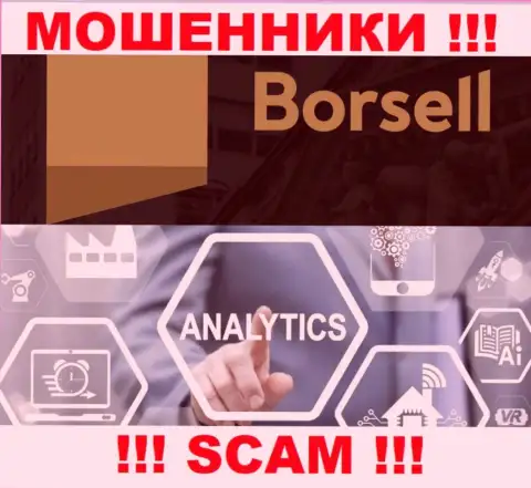 Махинаторы Borsell Ru, орудуя в области Аналитика, лишают средств клиентов