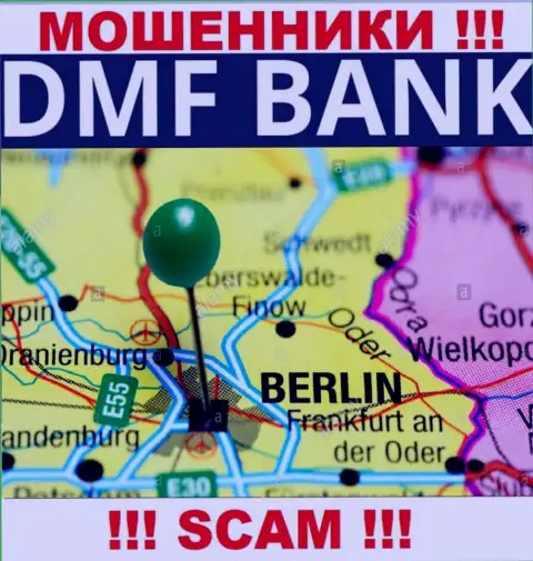 На официальном интернет-сервисе DMF Bank одна только липа - правдивой инфы о юрисдикции НЕТ