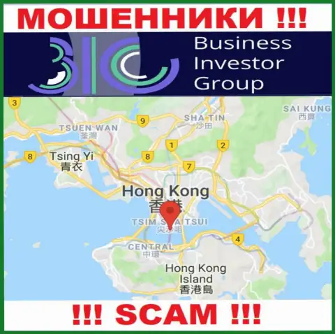 Офшорное место регистрации Бизнес Инвестор Групп - на территории Hong Kong