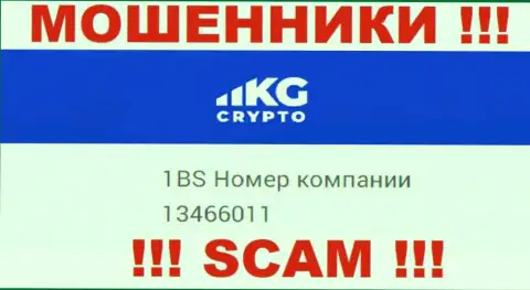 Рег. номер организации CryptoKG, в которую финансовые средства рекомендуем не вводить: 13466011