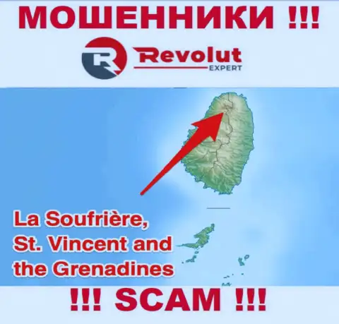 Организация RevolutExpert Ltd - это internet-мошенники, отсиживаются на территории St. Vincent and the Grenadines, а это оффшор